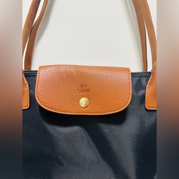 GMKikkie Tote NWOT Shoulder Bag Nylon Lightweight Black Lightweight Travel Work - Picture 3 of 12